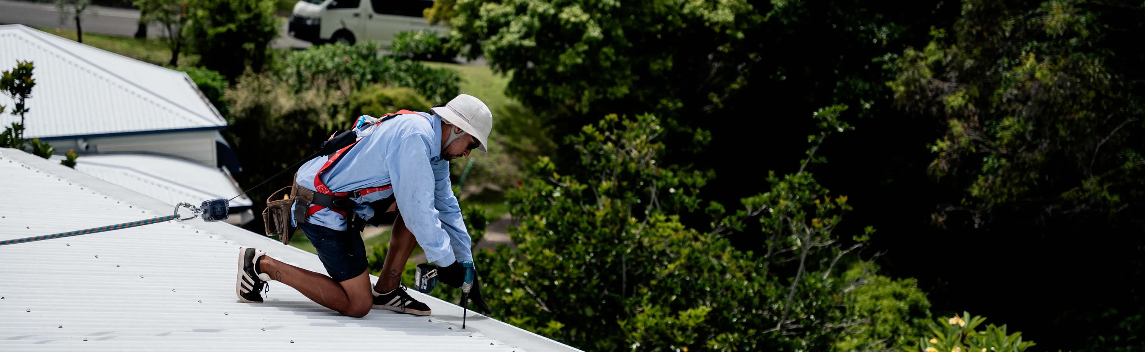gutter guard install job